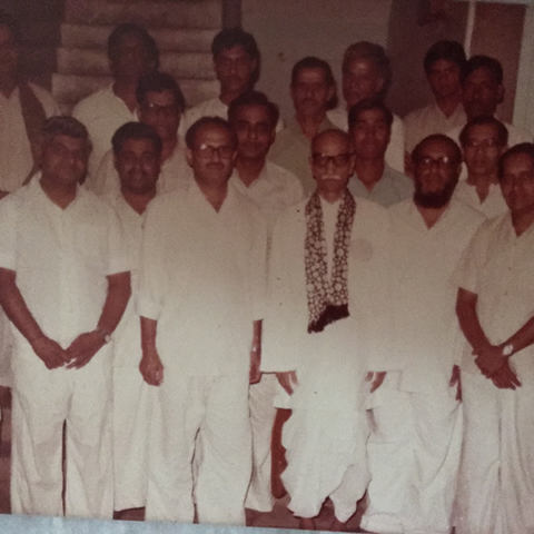 Baba with Shrimaharaj’s Devotees - 5